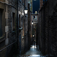 Buy canvas prints of Edinburgh Mary Kings Close by RJW Images