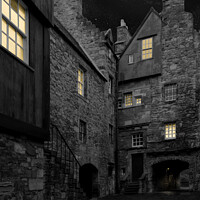 Buy canvas prints of Edinburgh Bakehouse Close by RJW Images