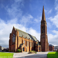 Buy canvas prints of Largs Clark Memorial Church by RJW Images
