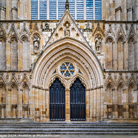Buy canvas prints of York Minster west front facade by RJW Images