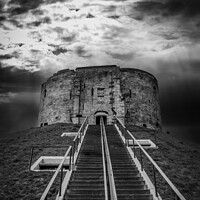 Buy canvas prints of Cliffords Tower York by RJW Images
