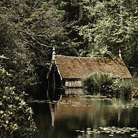 Buy canvas prints of The Boat House by Kate Lake