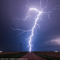 Buy canvas prints of Oklahoma Bolt by Graham Moore
