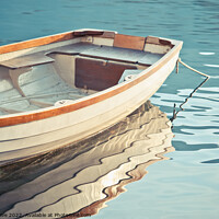 Buy canvas prints of Boat at Lake by Simo Wave