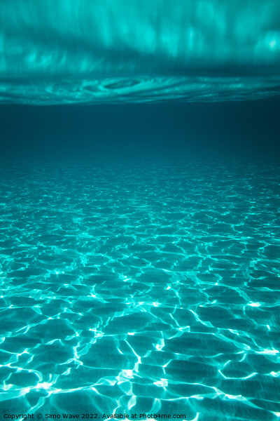 Clear Underwater Sea Background Picture Board by Simo Wave
