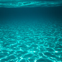 Buy canvas prints of Clear Underwater Sea Background by Simo Wave
