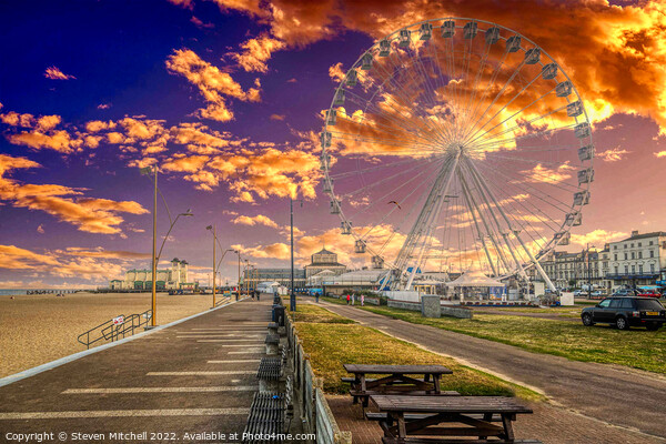 Great Yarmouth Big-wheel Picture Board by Steven Mitchell