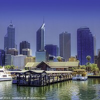 Buy canvas prints of  Waterfront Perth Australia by Steven Mitchell