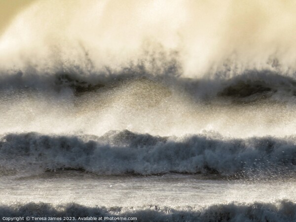 Waves with spray  Picture Board by Teresa James