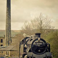Buy canvas prints of Steam Locomotive Lancashire by Chris Walker