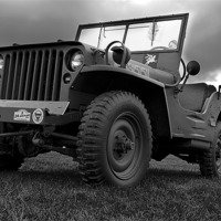 Buy canvas prints of Willys Jeep by Chris Walker