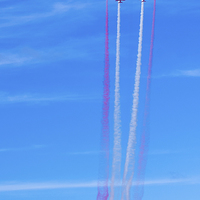 Buy canvas prints of Red Arrows Formation by Chris Walker