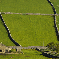 Buy canvas prints of Barn in the Dales by Chris Walker