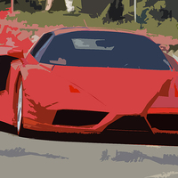 Buy canvas prints of Ferrari Enzo by Chris Walker