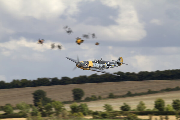 Messerschmitt Bf 109F intruder Picture Board by Simon Westwood