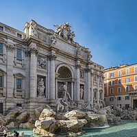Buy canvas prints of Trevi Fountain by Simon Westwood
