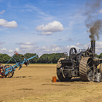 Buy canvas prints of Vintage Steam Agriculture by Simon Westwood