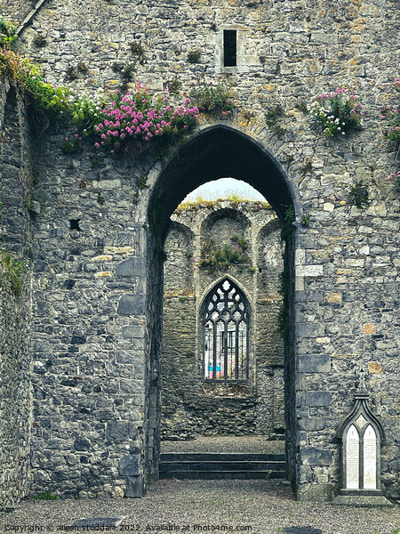 Building arch abbey in cashel Tipperary Picture Board by aileen stoddart