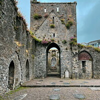 Buy canvas prints of Building church abbey cashel tipperary  by aileen stoddart