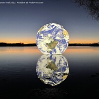 Buy canvas prints of Earth on  Pennington Flash by Leonard Hall