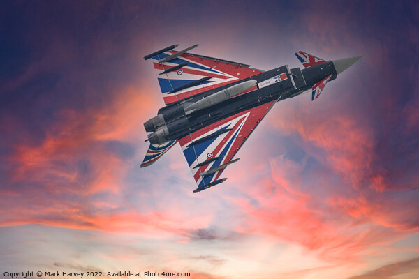  Euro Fighter Typhoon   Picture Board by Mark Harvey