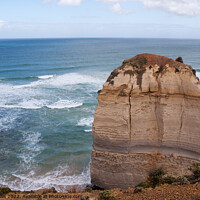 Buy canvas prints of Curvature of the earth seen from the Great Ocean Road by Sally Wallis