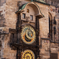 Buy canvas prints of Prague Old Town Clock by Sally Wallis