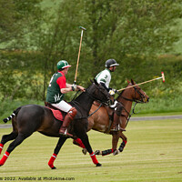 Buy canvas prints of Polo match by Sally Wallis