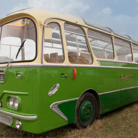 Buy canvas prints of Old Southdown bus by Sally Wallis