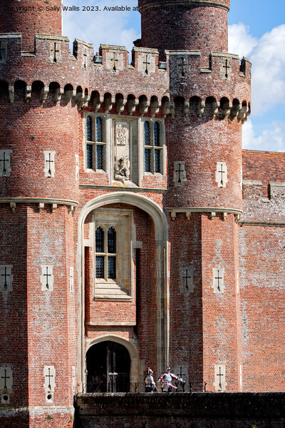 Herstmonceux Castle entrance Picture Board by Sally Wallis