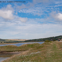 Buy canvas prints of Seven Sisters Country Park - walks by Sally Wallis