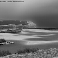 Buy canvas prints of Seven Sisters Country Park frozen by Sally Wallis
