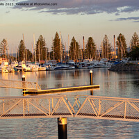 Buy canvas prints of Adelaide Yacht basin by Sally Wallis
