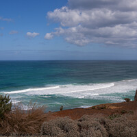 Buy canvas prints of The Southern Ocean from the Great Ocean Road by Sally Wallis