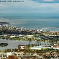 Buy canvas prints of Melbourne coast from on high by Sally Wallis