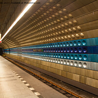 Buy canvas prints of Prague Underground Station by Sally Wallis