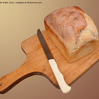 Buy canvas prints of Freshly Baked Loaf by Sally Wallis