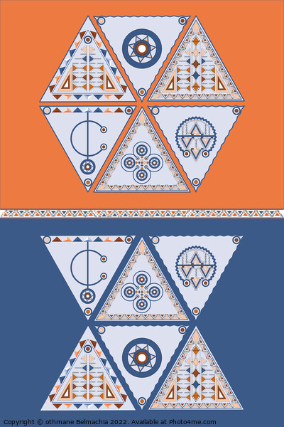 Tribal Poster Pattern. The Symbol of Moroccan Berber Jewelry. Amazigh culture fibula. north african culture. Picture Board by othmane Belmachia