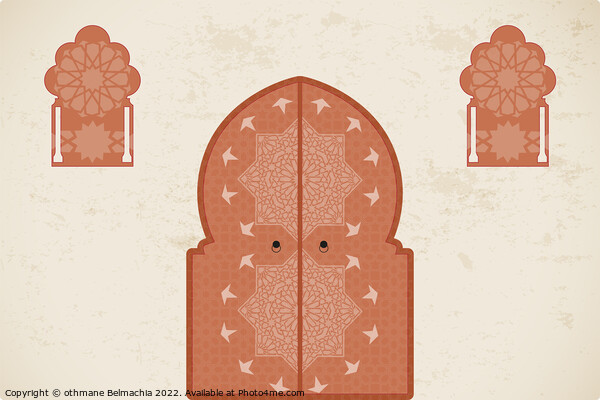 Islamic Arabic Doors & Windows Picture Board by othmane Belmachia