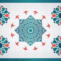 Buy canvas prints of Geometric Islamic Pattern by othmane Belmachia