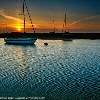 Buy canvas prints of Sunset at Burnham Overy Staithe Norfolk by Paul Stearman