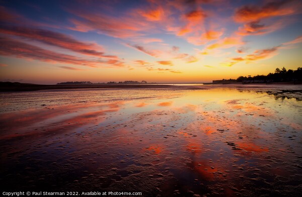 Beach sunrise at Wells Next The Sea Norfolk Picture Board by Paul Stearman