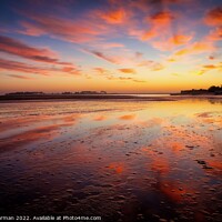 Buy canvas prints of Beach sunrise at Wells Next The Sea Norfolk by Paul Stearman