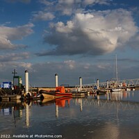 Buy canvas prints of Wells Next the Sea Norfolk UK Outer Harbour Reflections by Paul Stearman