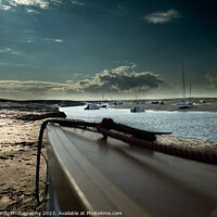 Buy canvas prints of Boats & Sky Burnham Overy Staithe by Paul Mindy Photography