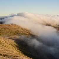 Buy canvas prints of Cloudy view from Pen y Fan, Brecon Beacons by  Garbauske