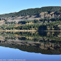 Buy canvas prints of Pontsticill Reservoir Reflections by  Garbauske