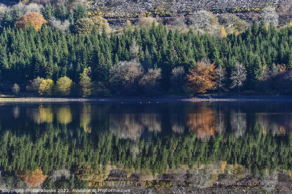 Reflections in Pontsticill Reservoir  Picture Board by  Garbauske