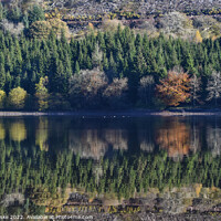 Buy canvas prints of Reflections in Pontsticill Reservoir  by  Garbauske