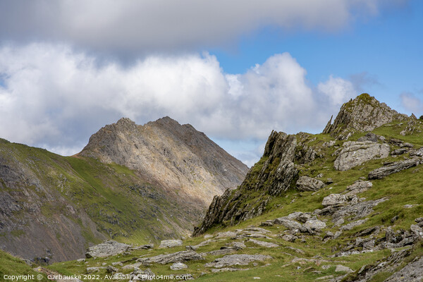 A view on the Summit of Snowdon from the Watkin pa Picture Board by  Garbauske